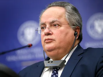 Imagen del ministro de Exteriores griego, Nikos Kotzias Imagen del ministro de Exteriores griego, Nikos Kotzias