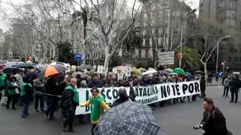 Miles de personas marchan en Barcelona en defensa de la inmersión lingüística Miles de personas marchan en Barcelona en defensa de la inmersión lingüística
