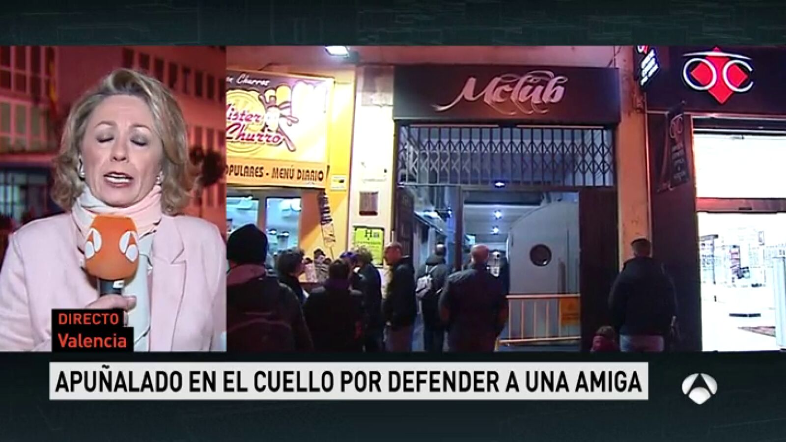 Un joven, apuñalado en el cuello por defender a una amiga que estaba siendo acosada en Valencia