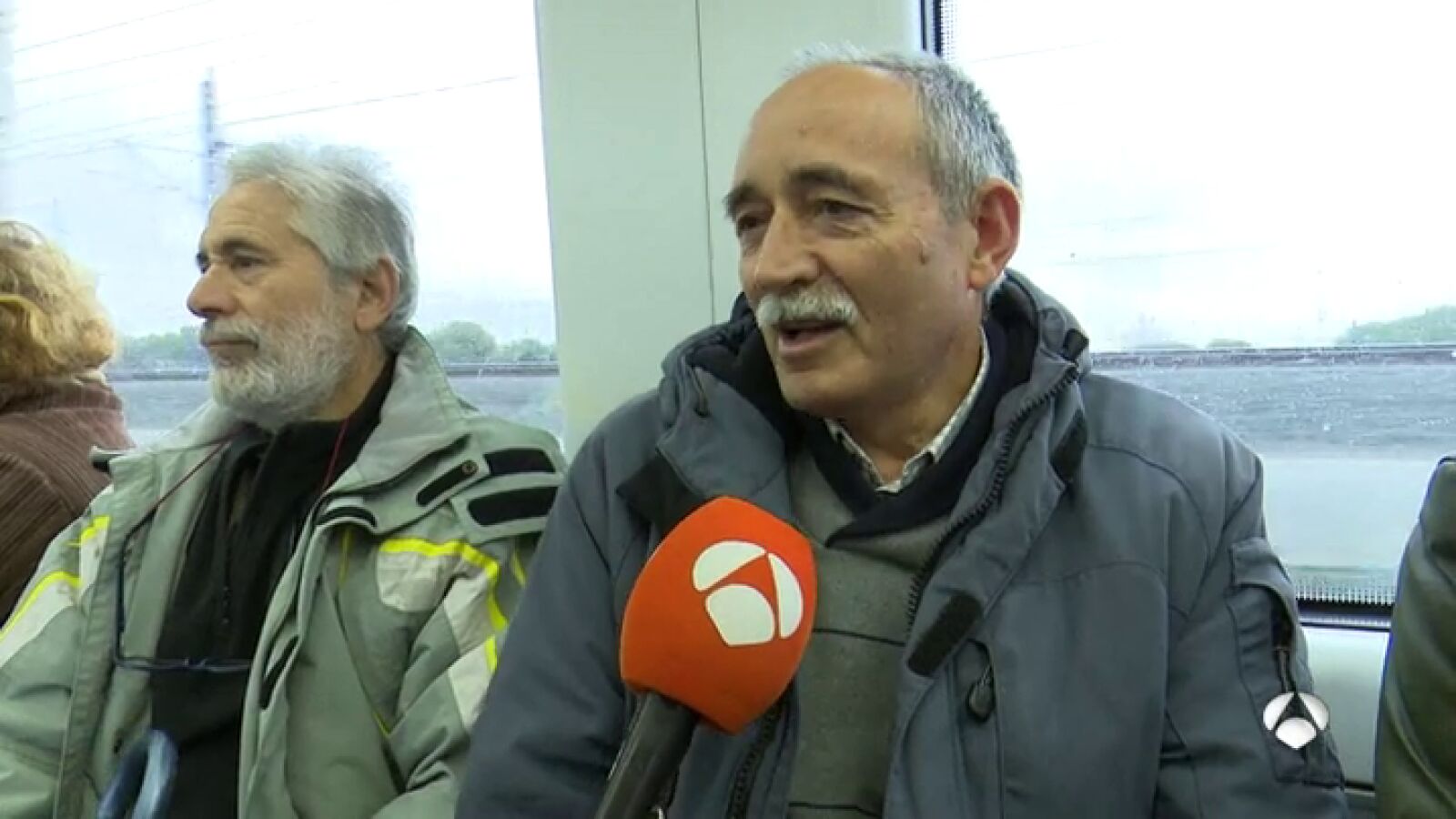 Justo, un pensionista que se ha manifestado por las generaciones del futuro: 