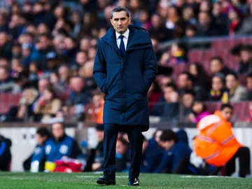 Ernesto Valverde, entrenador del Barcelona Ernesto Valverde, entrenador del Barcelona