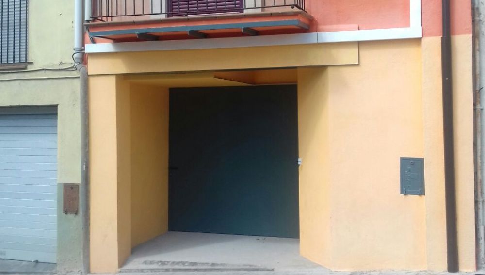 Casa del hombre que ha matado a su madre en Berga, en Barcelona
