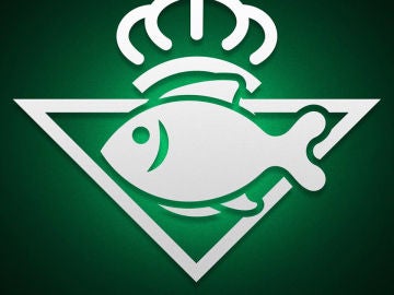El escudo del Betis, con un pez