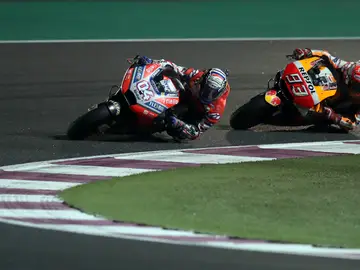 Dovizioso y Marc Márquez Dovizioso y Marc Márquez