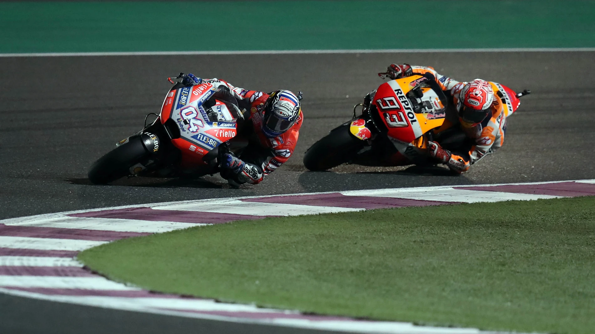 Dovizioso y Marc Márquez Dovizioso y Marc Márquez