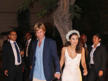 Alessandra de Osma con su segundo vestido de boda y Christian de Hannover Alessandra de Osma con su segundo vestido de boda y Christian de Hannover