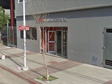 Imagen del hospital de Morón, en Buenos Aires, donde la niña ingresó ya sin vida