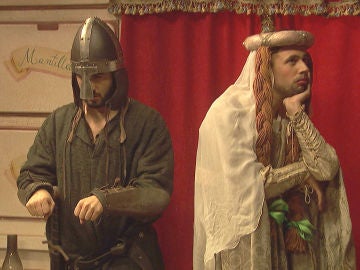 Hipólito y Onésimo interpretan una divertida obra de Patrocinio