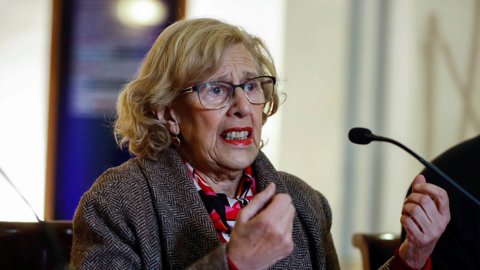 La alcaldesa de Madrid, Manuela Carmena La alcaldesa de Madrid, Manuela Carmena