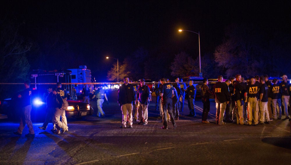 La policía de Austin en el lugar de los hechos