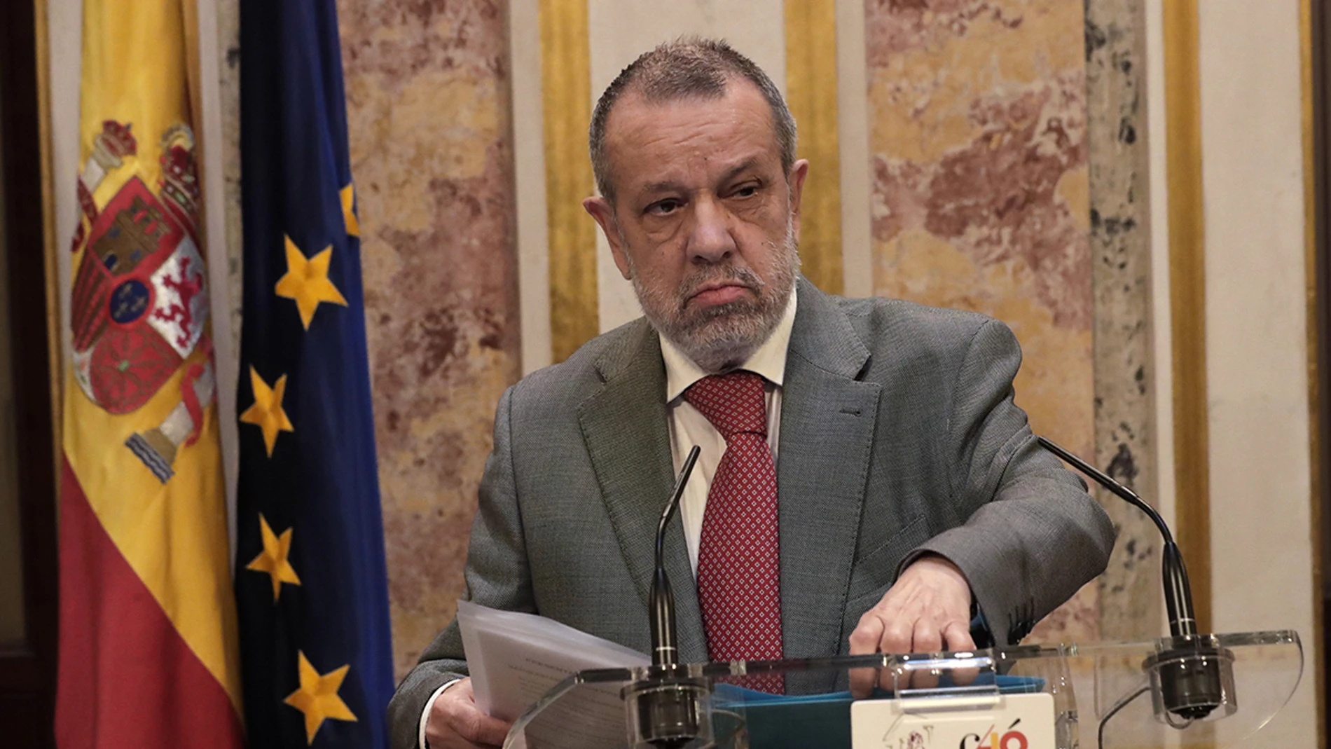 Francisco Fernández Marugán, el Defensor del Pueblo en funciones Francisco Fernández Marugán, el Defensor del Pueblo en funciones