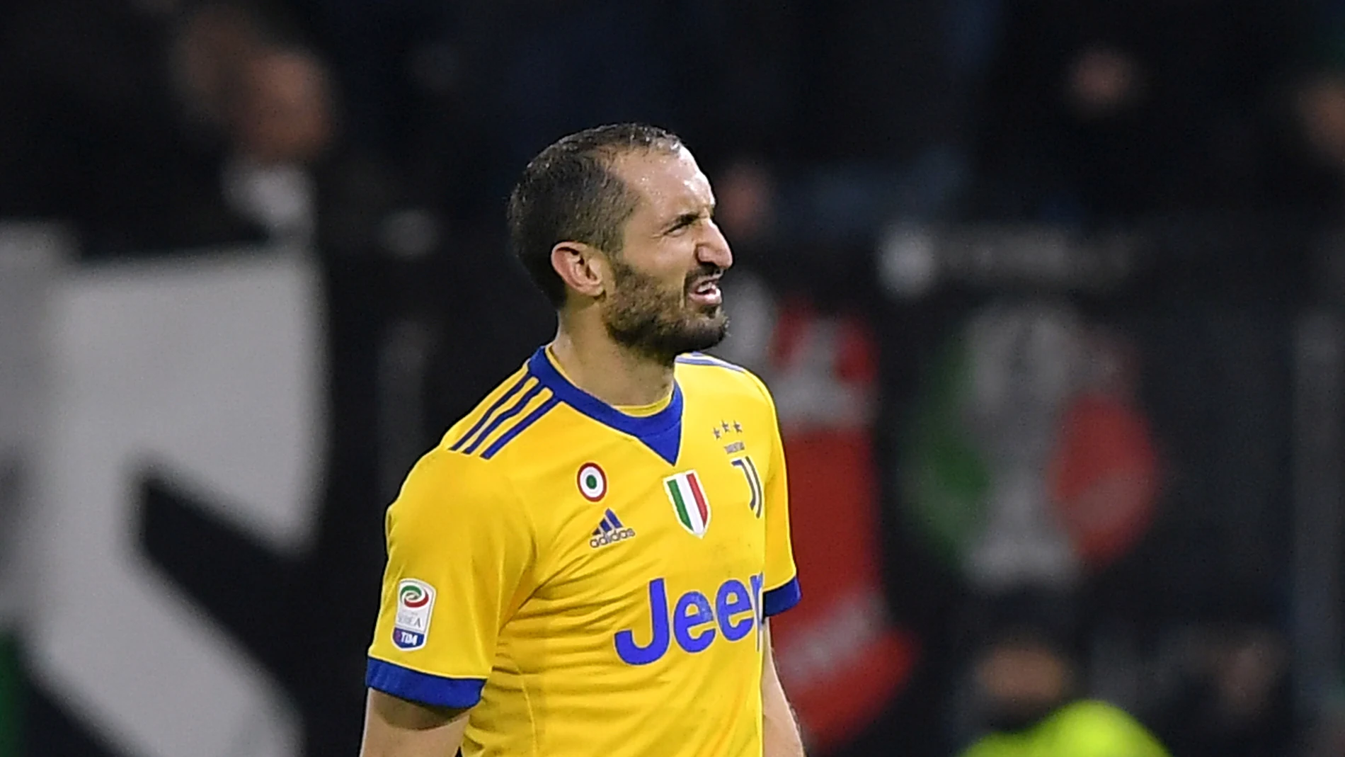 Chiellini se lesionó contra el Spal