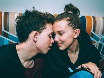 Millie Bobby Brown y Jacob Sartorius Millie Bobby Brown y Jacob Sartorius