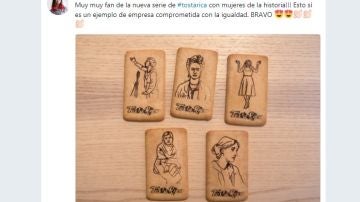 Galletas homenaje a la mujer