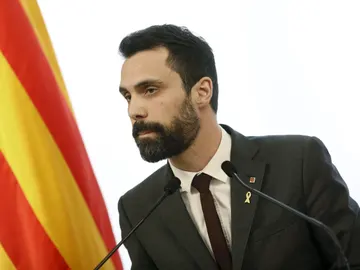 El presidente de la cámara catalana, Roger Torrent El presidente de la cámara catalana, Roger Torrent