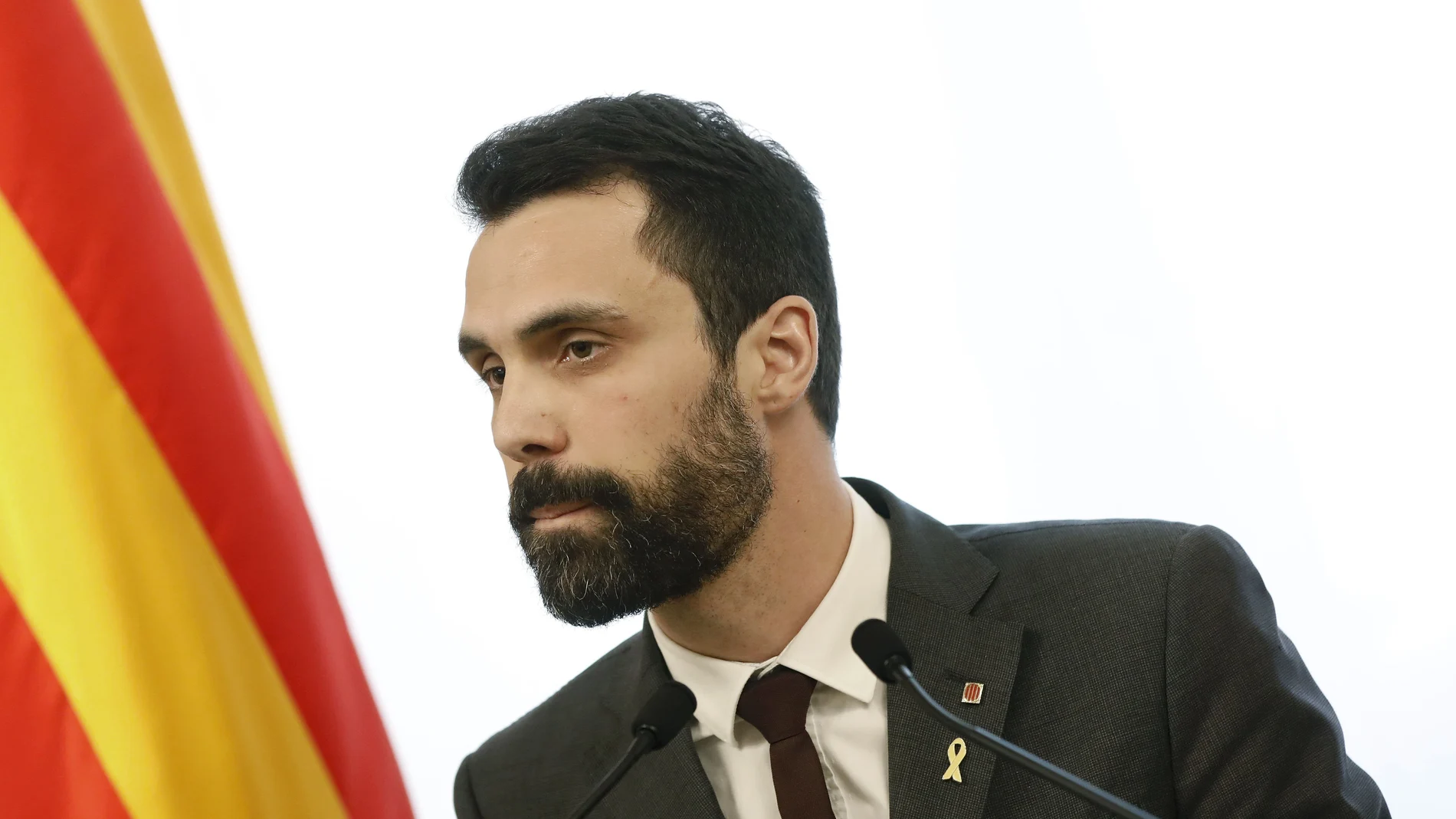El presidente de la cámara catalana, Roger Torrent El presidente de la cámara catalana, Roger Torrent