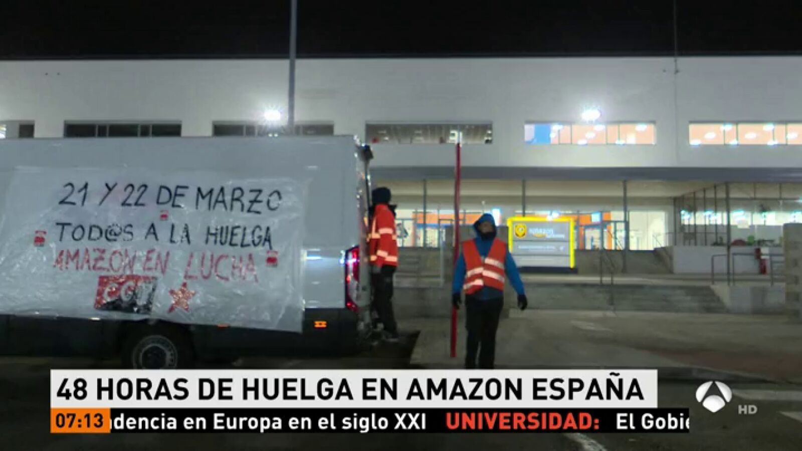El gigante de comercio electrónico Amazon afronta su primera huelga en España