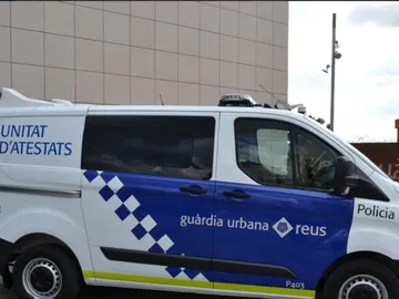 Un furgón de la Guardia Urbana Un furgón de la Guardia Urbana