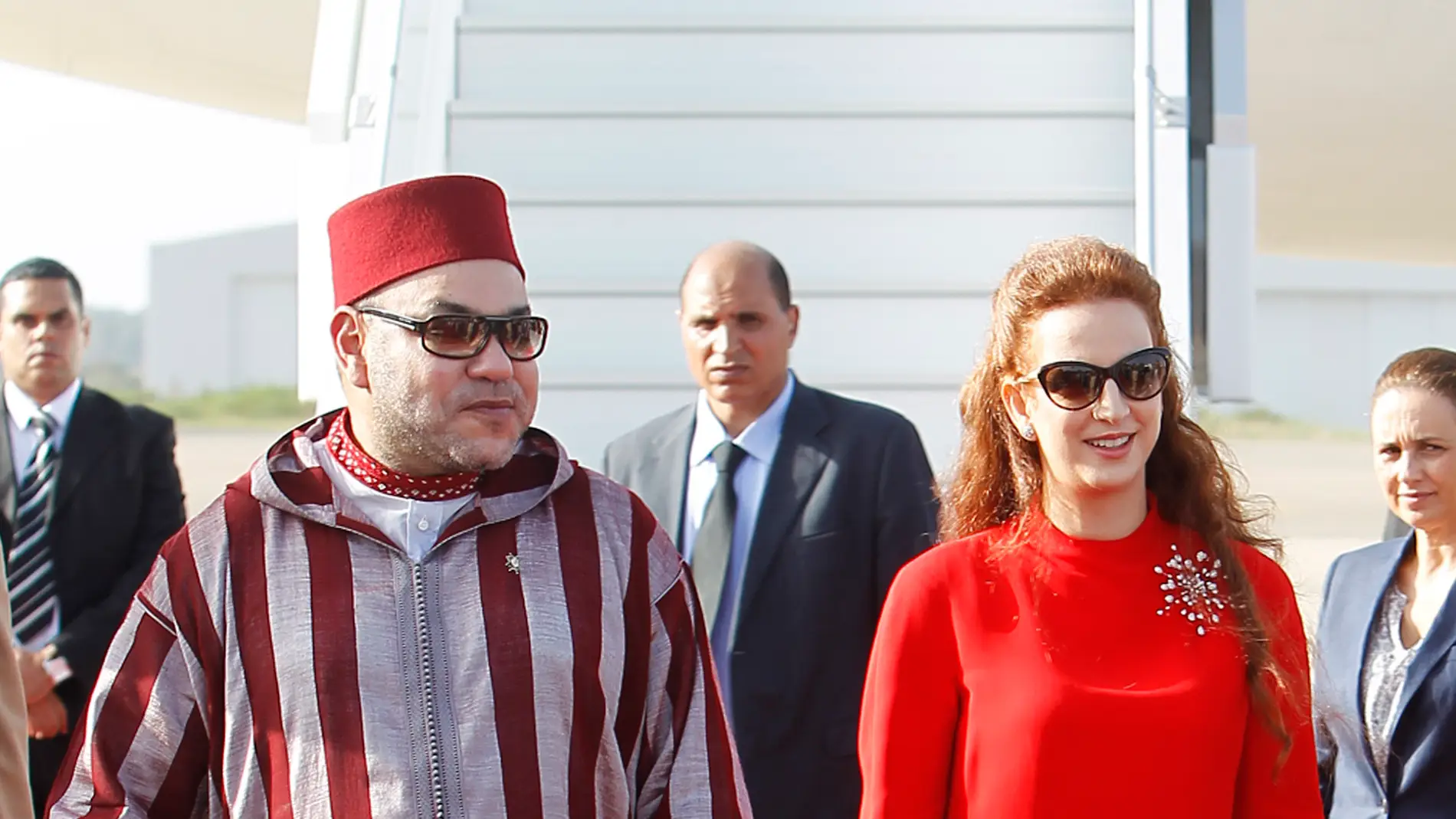 El rey Mohamed VI y Lalla Salma