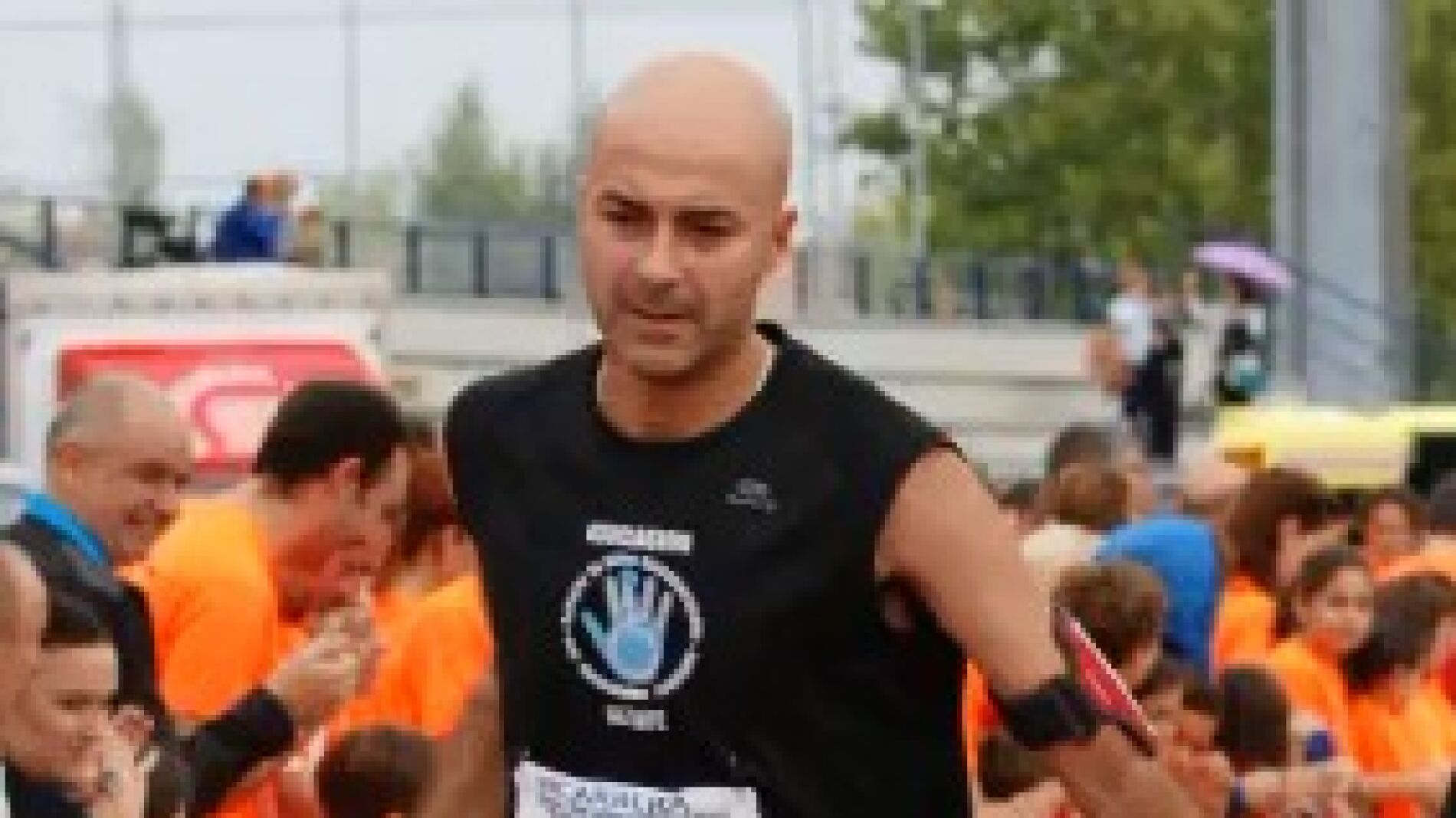 El autor del doble parricidio de Getafe, en la Carrera por la Discapacidad de Getafe