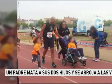 El parricida de Getafe, en una carrera con la familia El parricida de Getafe, en una carrera con la familia