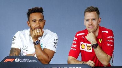 Pique entre Hamilton y Vettel por las redes sociales