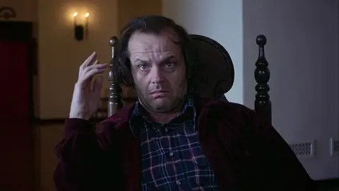 Jack Nicholson en 'El resplandor' Jack Nicholson en 'El resplandor'