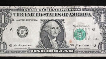 Imagen del billete de dólar que apareció en Arizona