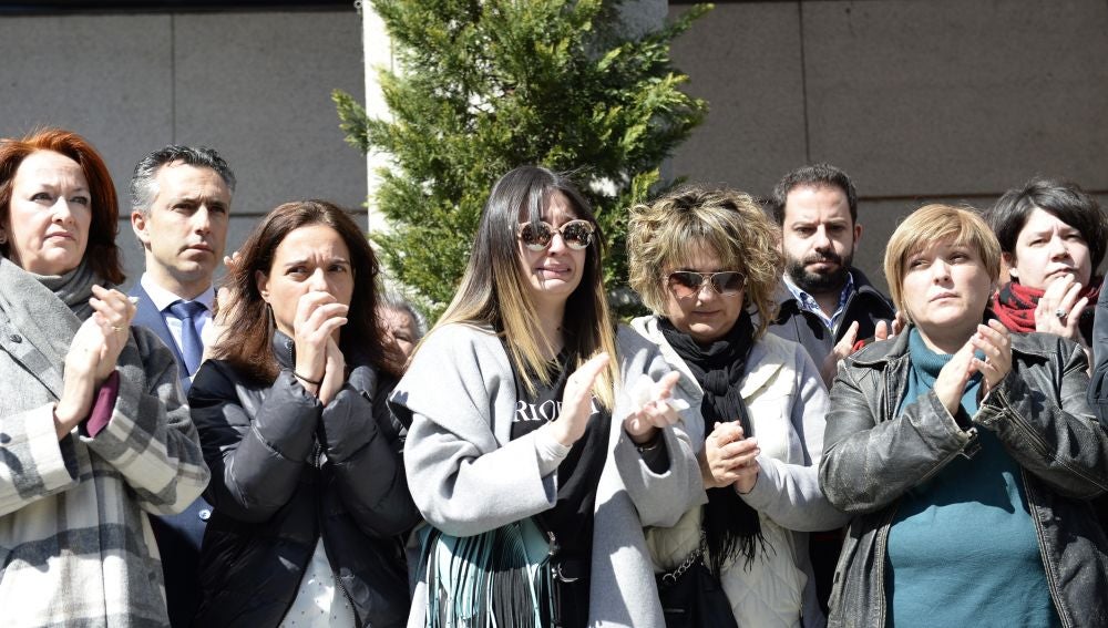 Concentración por los dos niños de Getafe