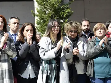 Concentración por los dos niños de Getafe Concentración por los dos niños de Getafe