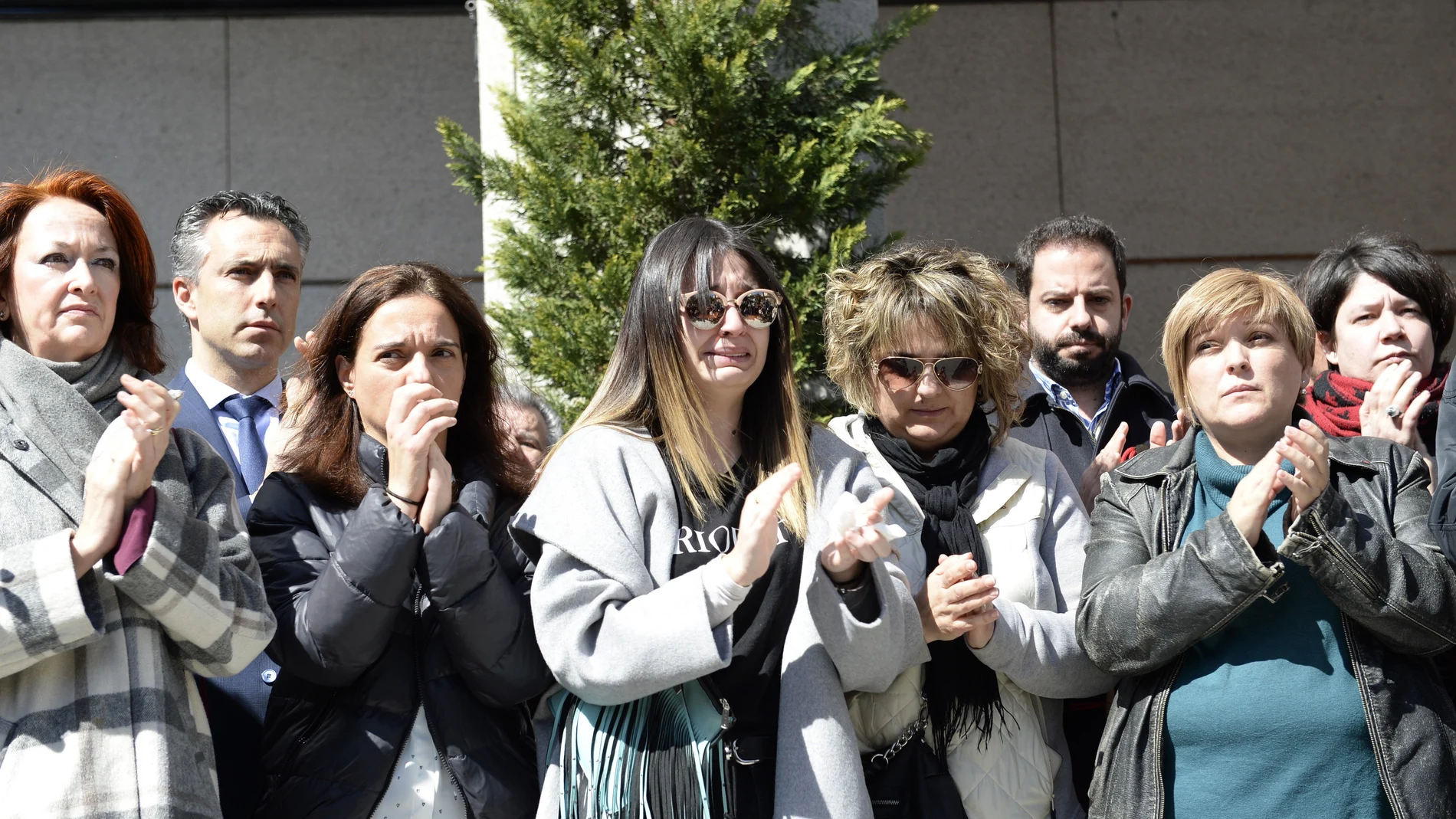 Concentración por los dos niños de Getafe Concentración por los dos niños de Getafe
