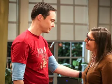 Sheldon y Amy en 'The Big Bang Theory' Sheldon y Amy en 'The Big Bang Theory'