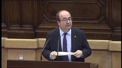 Miquel Iceta, sobre el pleno de investidura de Turull: 