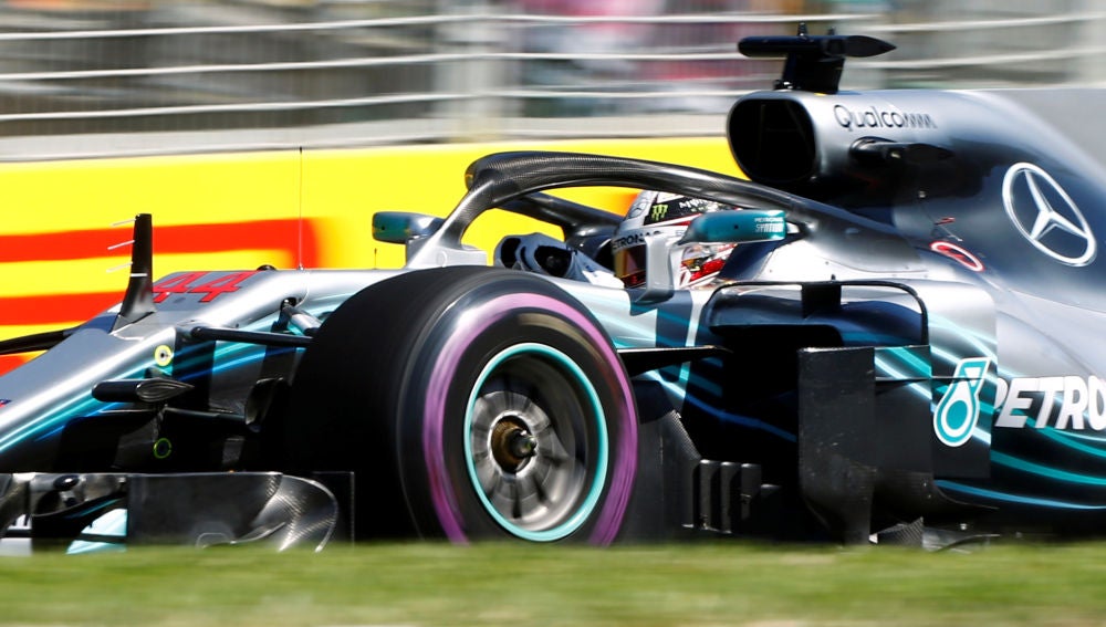 Hamilton, durante los Libres 1 de Australia