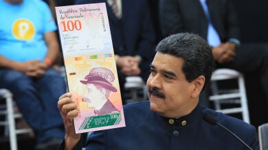 Maduro ordena eliminar tres ceros al bolívar para hacer frente a la crisis