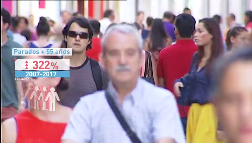 Hay casi un millón y medio de parados con más de 45 años en España