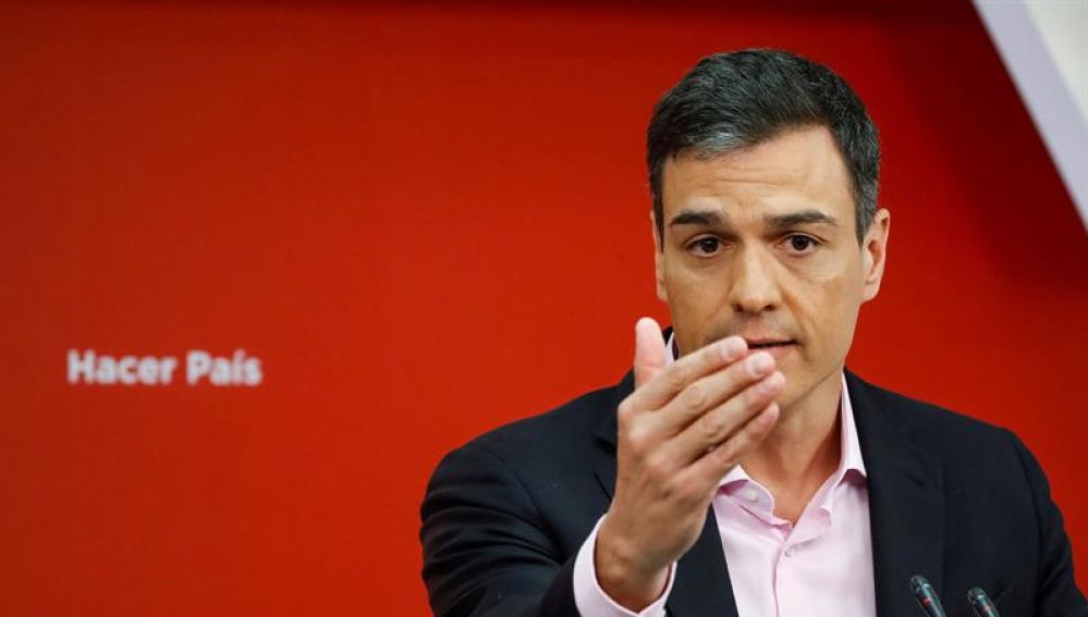 El Secretario General del PSOE Pedro Sánchez