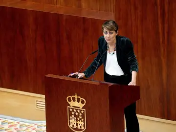 La portavoz de Podemos, Lorena Ruiz-Huerta La portavoz de Podemos, Lorena Ruiz-Huerta