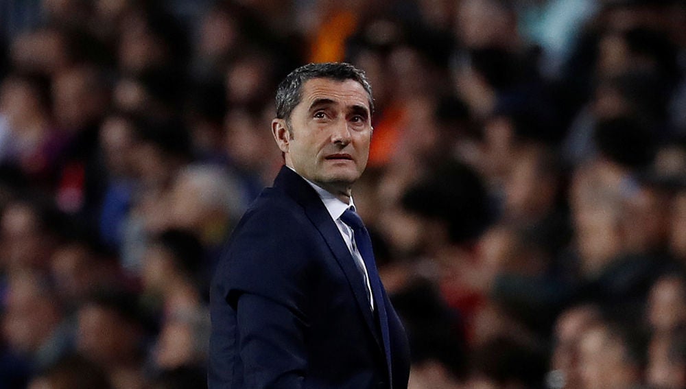 Valverde, en el partido contra la Roma