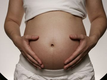 Foto genérica de una mujer embarazada