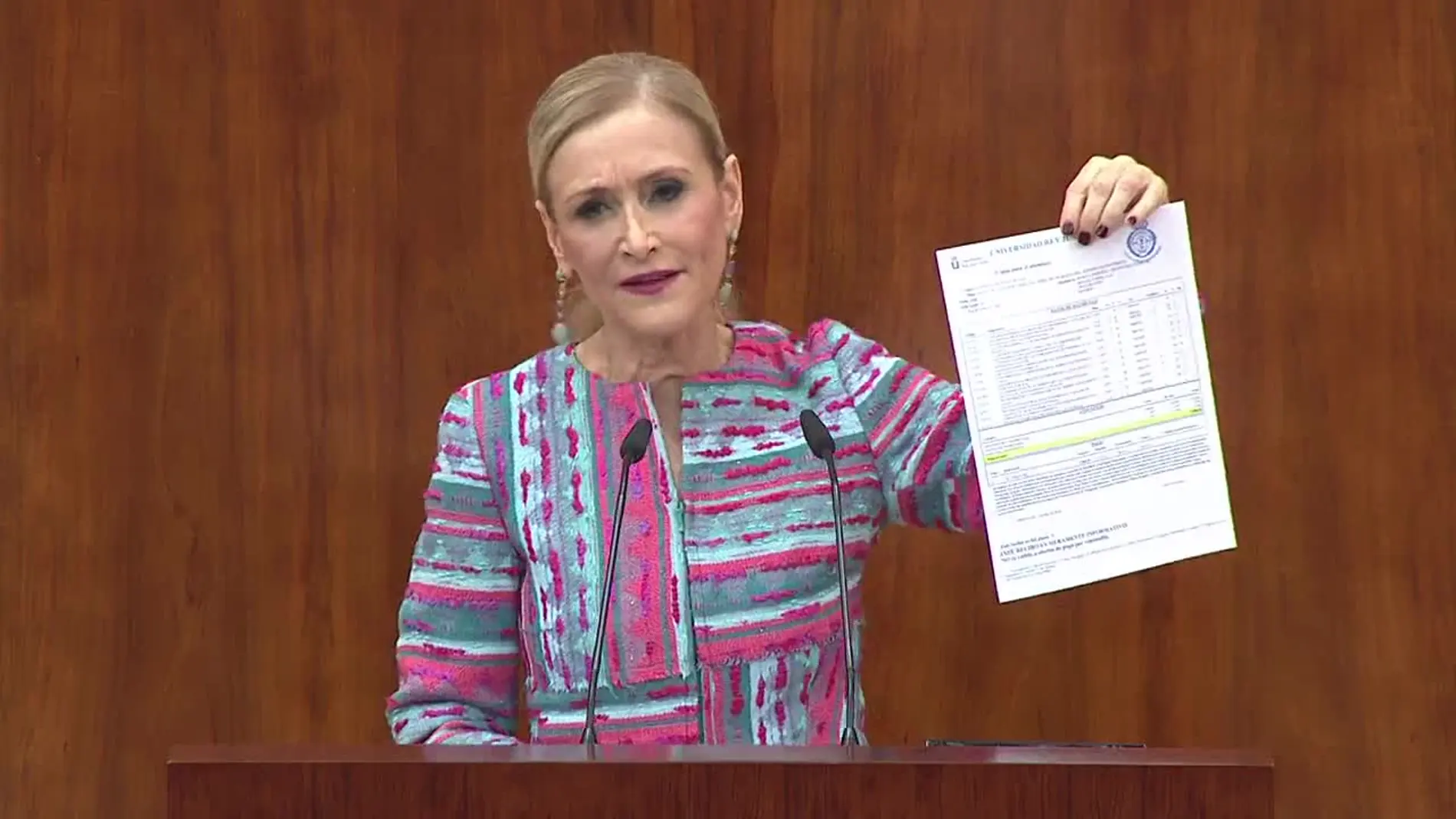 Comparecencia de Cristina Cifuentes en la Asamblea de Madrid Comparecencia de Cristina Cifuentes en la Asamblea de Madrid