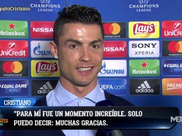 Cristiano Ronaldo: "Fue un gol extraordinario, doy las gracias a los aficionados de la Juventus"