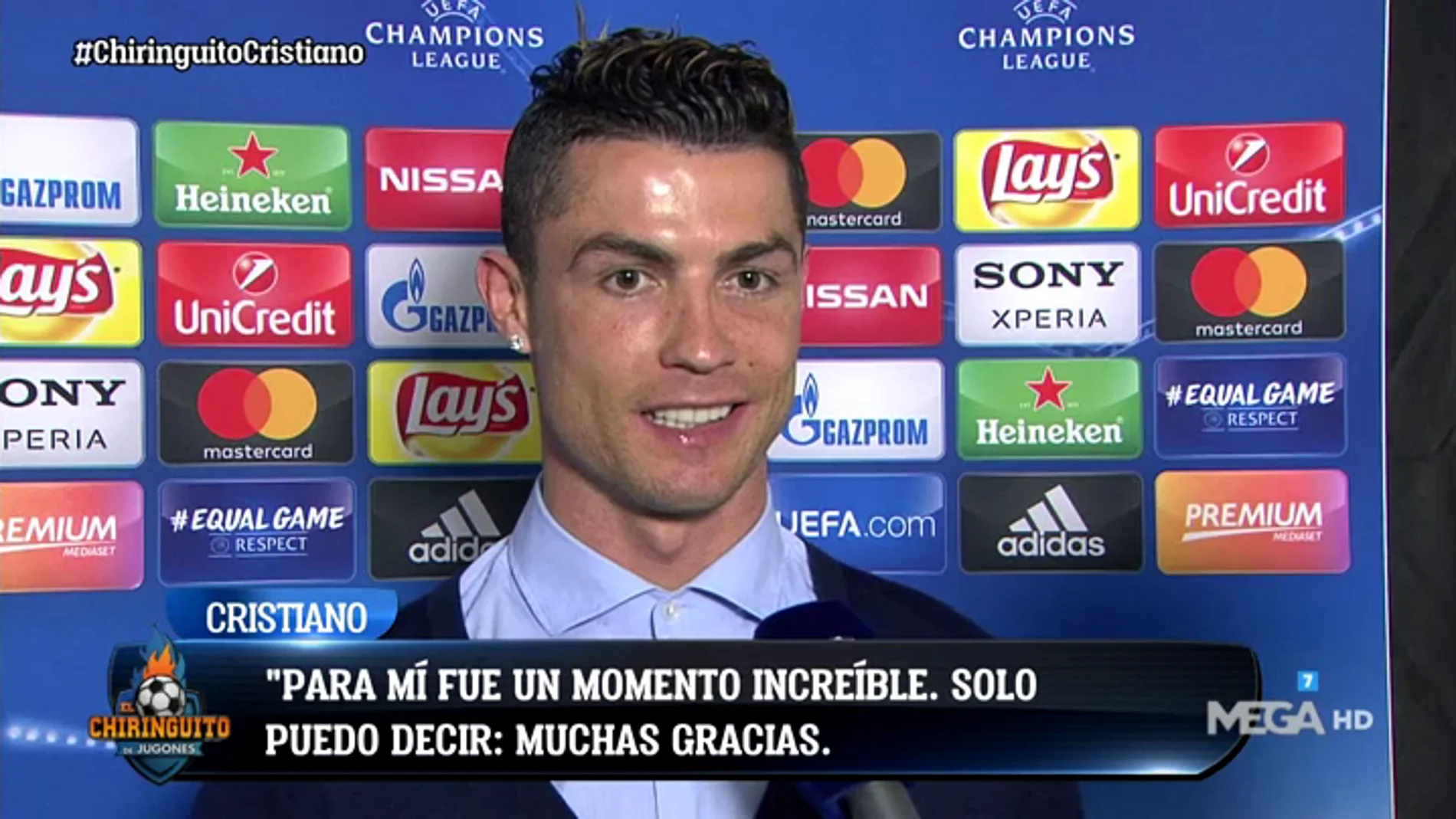 Cristiano Ronaldo: "Fue un gol extraordinario, doy las gracias a los aficionados de la Juventus"