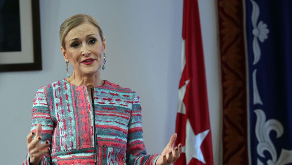 Rueda de prensa Cristina Cifuentes