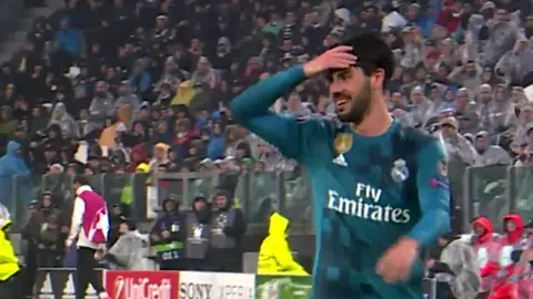 Isco, alucinando con el gol de Cristiano de chilena Isco, alucinando con el gol de Cristiano de chilena