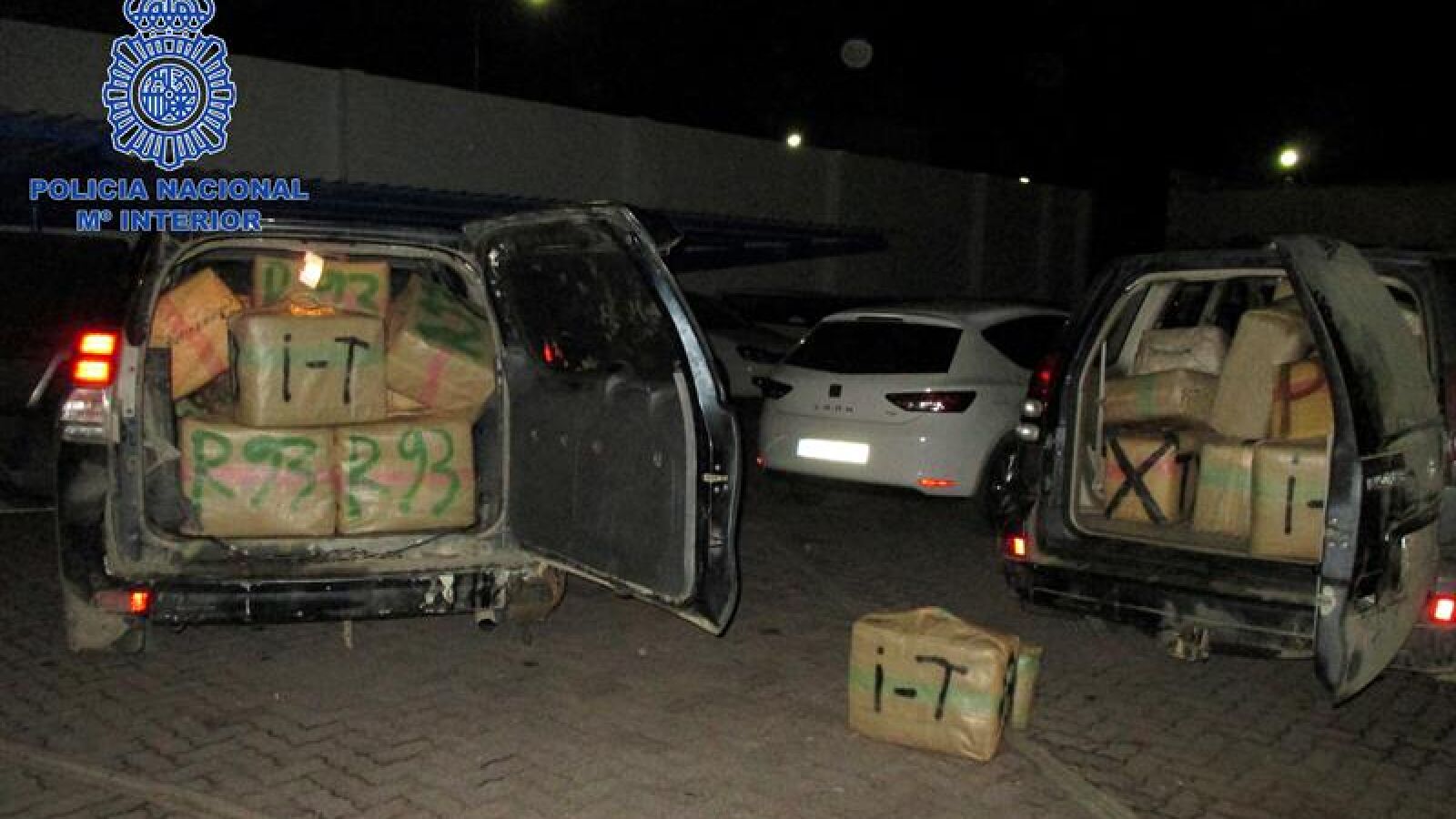 Intervienen más de una tonelada de hachís en Algeciras (Cádiz)
