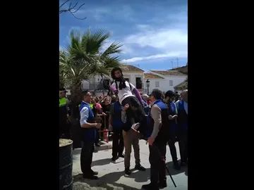 Quema del Judas en Coripe Quema del Judas en Coripe