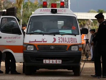 Ambulancia de la media luna egipto (archivo) Ambulancia de la media luna egipto (archivo)