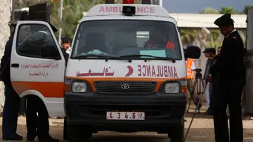 Ambulancia de la media luna egipto (archivo) Ambulancia de la media luna egipto (archivo)