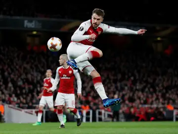 Ramsey ejecuta un espectacular golpeo ante el CSKA Ramsey ejecuta un espectacular golpeo ante el CSKA